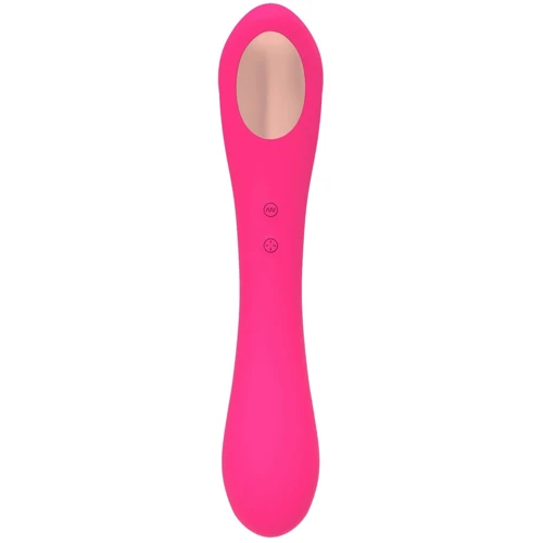 Вибратор и вакуумный клиторальный стимулятор 2-в-1 Alive Quiver Magenta Pink (обновленная модель)