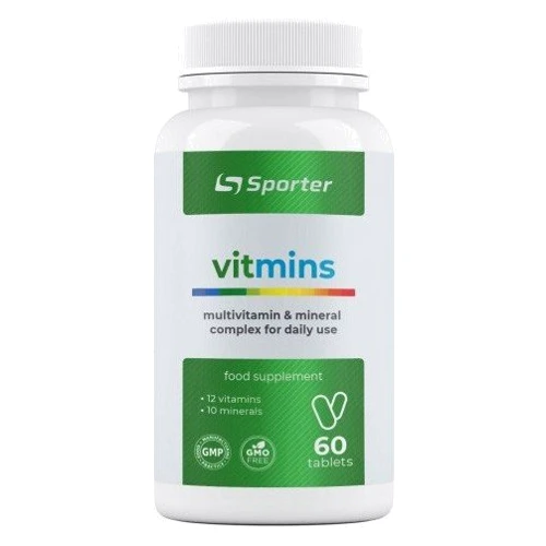 Sporter Multivitamins and Mineral Мультивитамины и минералы 60 таблеток
