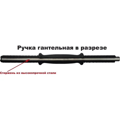 Гантель InterAtletika ST 531.15 (13,82 кг): Количество гантелей, шт 1