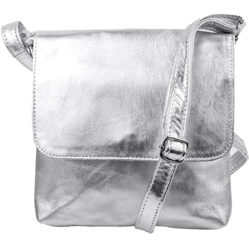 Женская сумка почтальонка TuNoNа серебристая (SK2472-silver)