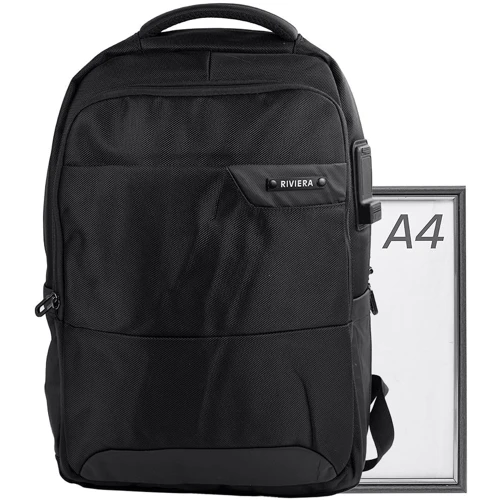 Чоловік рюкзак Spacetrek чорний (VT-1057-black): Стиль Повсякденний (Casual)