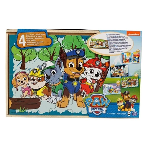 Набор из пазлов Spin Master 4 в 1 Щенячий патруль деревянный (SM98301/6032978): Производитель Spin Master