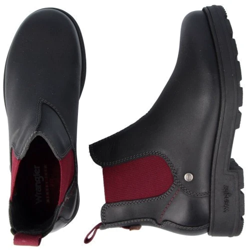 Черевики Wrangler Buddy WL12540A-338 40 чорна натуральна шкіра демісезон фото 5