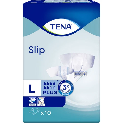 Tena Slip Plus Large Підгузки для дорослих 10 шт.: Кількість в упаковці, шт 10