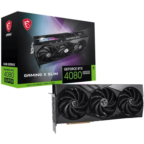 Видеокарта MSI GeForce RTX 4080 SUPER 16G GAMING X SLIM: Тип памяти GDDR6X