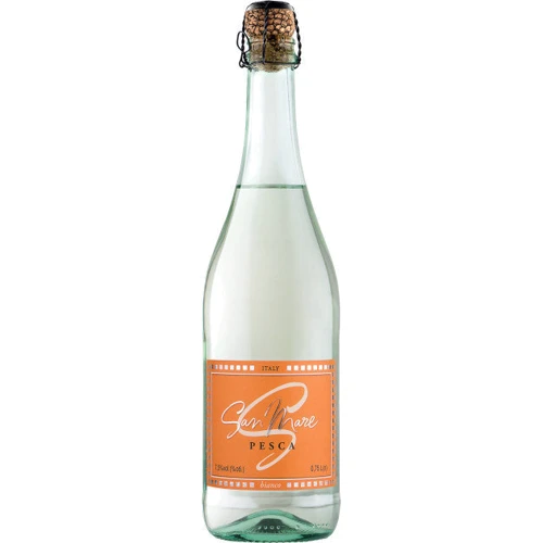 Алкогольный напиток San Mare Pesca (со вкусом персика, полусладкое, белое) 0.75л (BDA1VN-SMR075-003)