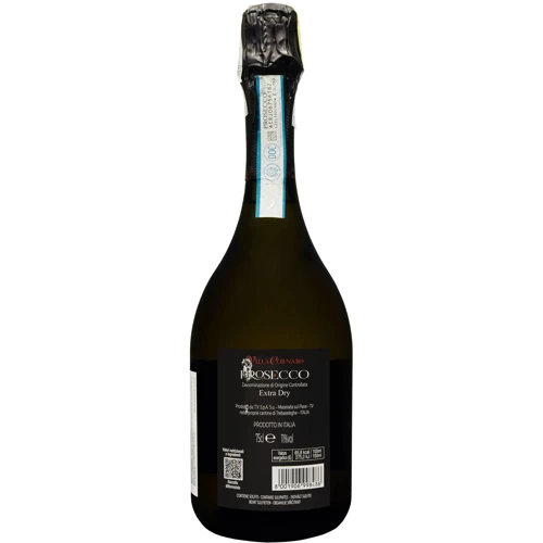 Вино ігристе Villa Cornaro Prosecco DOC Extra Dry біле сухе 0.75 л (FSH_8001906998486): Об'єм, л 0.75