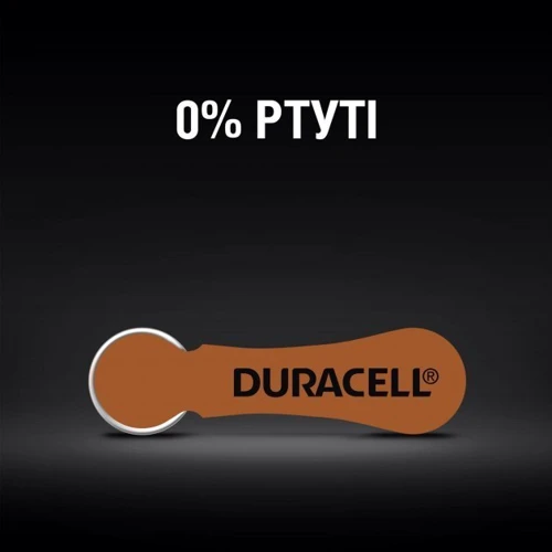 Батарейки Duracell ZA312 bat(1.4B) Zinc Air 6 шт (5007516) фото 6