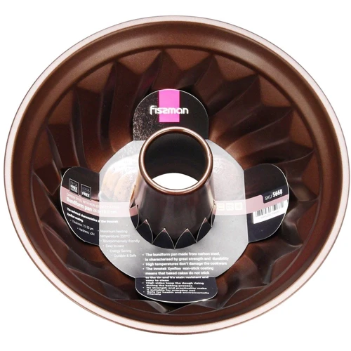 Форма для кекса Fissman 24.5x10.5 см (5668): Форма фигурная