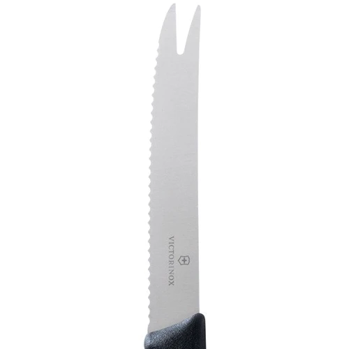 Victorinox (6.7863) SwissClassic Cheese & Sausage 11см хвиль. чорний фото 3