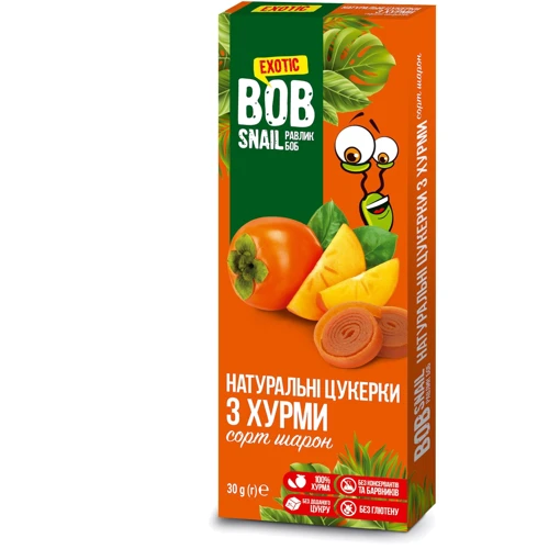 Равлик Боб Цукерки Хурма 30 г (4820219341550)