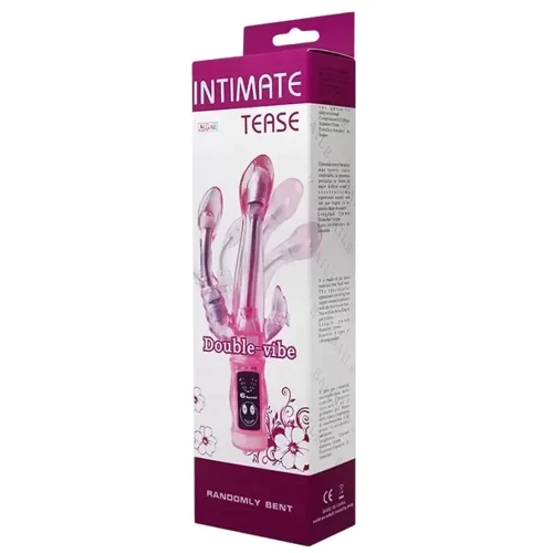 Вибромассажер с анальным и клиторальным стимулятором BAILE - Intimate Tease (BW-037021A)