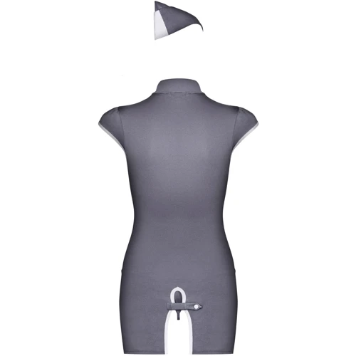 Костюм стюардессы Obsessive Stewardess grey S/M