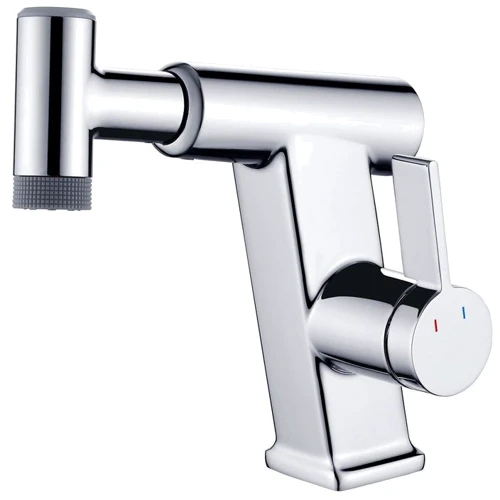 Смеситель для раковины Lefton Pull-Out Faucet with Temperature Display & LED Light - BF2207 Chrome