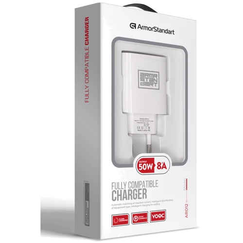 Зарядное устройство ArmorStandart Wall Charger USB AR012 24W White (ARM59715)