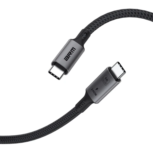 Кабель ArmorStandart Cable USB-C to USB-C USB 4.0 8K 60hz 40Gbps 240W 1m Black (ARM81921) фото 6