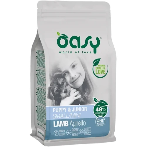 Сухой корм для собак Oasy OAP PUPPY Small/Mini ягненок 2.5 кг (8053017348452)
