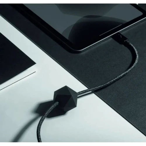 Кабель Native Union Desk Cable USB-C to USB-C 2,4m Cosmos Black (DCABLE-C-CS-BLK-NP) фото 5