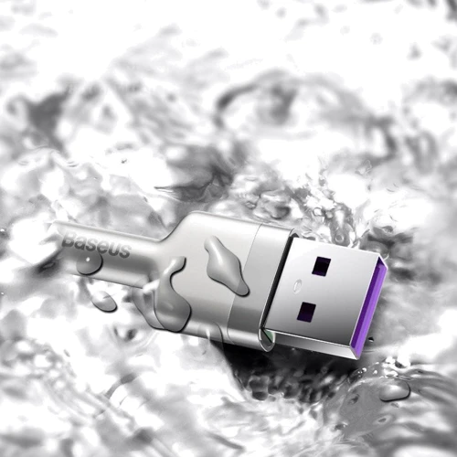 Кабель Baseus USB Cable to USB-C Cafule Metal 40W 1m Purple (CATJK-A05): Длина 1 м