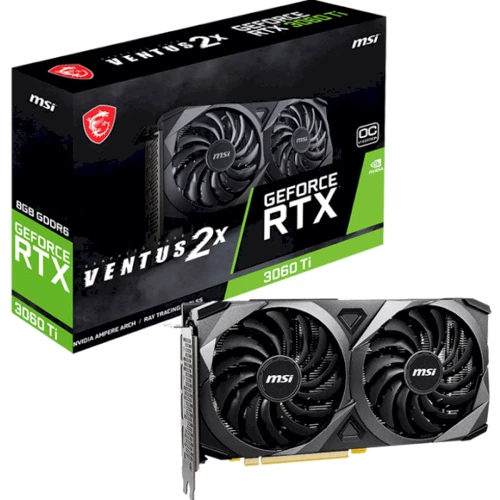 Видеокарта MSI GeForce RTX 3060 Ti VENTUS 2X 8G OCV1 LHR