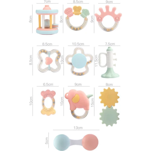 Набір брязкалець-гризунів Beiens 10 шт (B273)