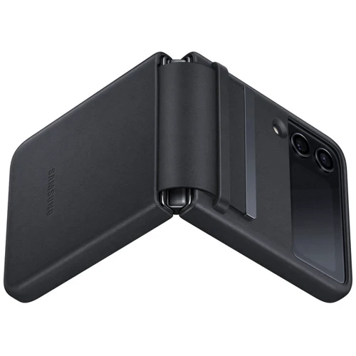 Чохол для телефона Samsung Flap Leather Cover Black (EF-VF721LBEGUA) для Samsung F721 Galaxy Flip 4: Матеріал кожа