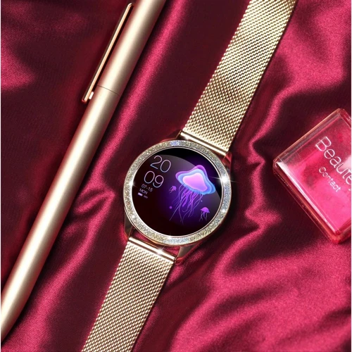 Смарт-часы Kingwear KW20 Metal Gold: Особенности Влагозащищенные