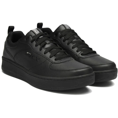 Кеды Skechers Sport Court 92 237188 BBK 44 черные натуральная кожа демисезон: Вид Кеды