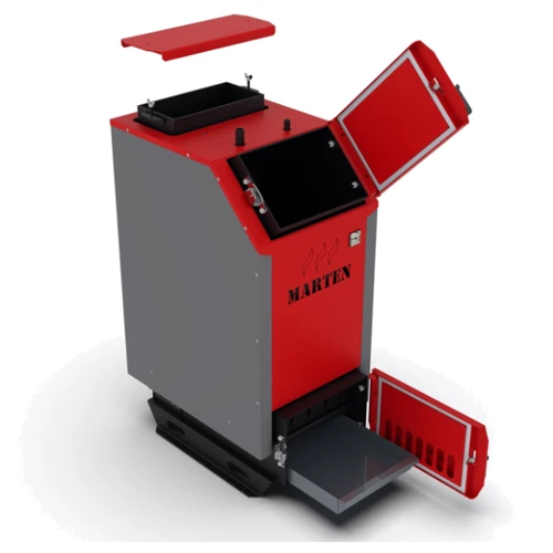 Твердотопливный котел Marten Master MM-20: Основное топливо Дрова, Уголь, Брикеты