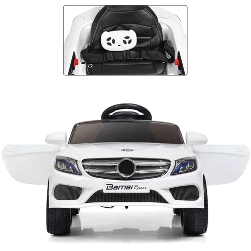 Детский электромобиль Bambi Racer Mercedes, белый (M 3981EBLR-1): Вид автомобиль