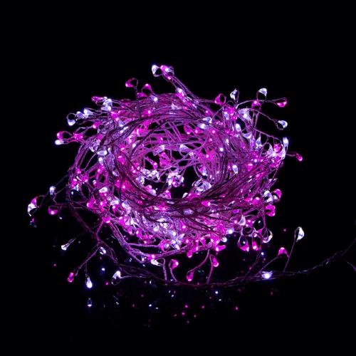 Гирлянда Springos 3 м 300 LED CL0091 Cold White/Pink фото 7