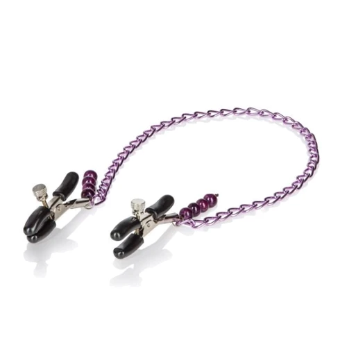 CalExotics Purple Chain Nipple Clamps зажимы для сосков