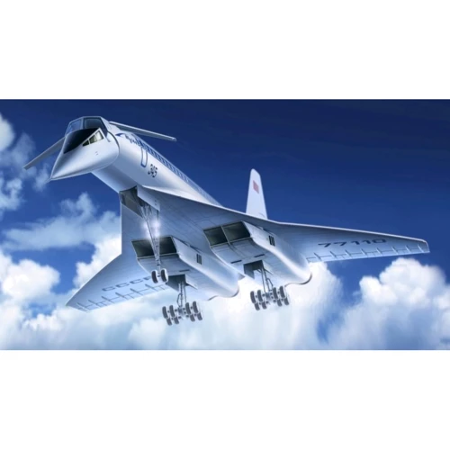 Советский авиалайнер Tupolev Tu-144 (ICM14401)