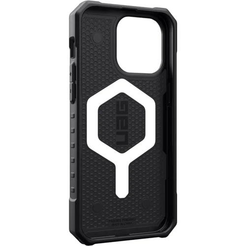 Чехол для iPhone Urban Armor Gear UAG Pathfinder Magsafe Black (114301114040) for iPhone 15 Pro Max: Материалы поликарбонат и полиуретан