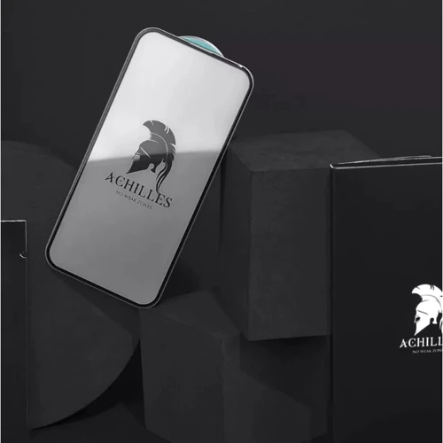 Защитное стекло для iPhone ACHILLES Premium Tempered Glass Black for iPhone 11 Pro/iPhone X/iPhone Xs фото 5