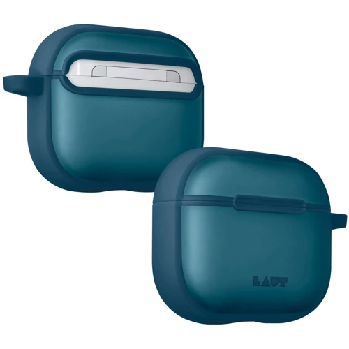 Чехол для наушников LAUT Huex with Belt Indigo (L_AP4_HX_BL) for Apple AirPods 3 фото 1