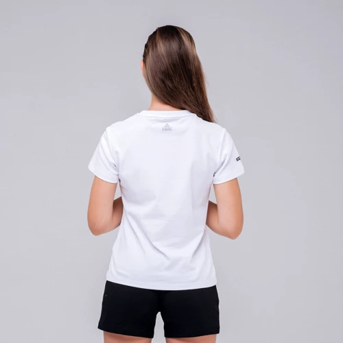 Спортивна футболка Peak FW601262-WHI 38 біла: Склад бавовна