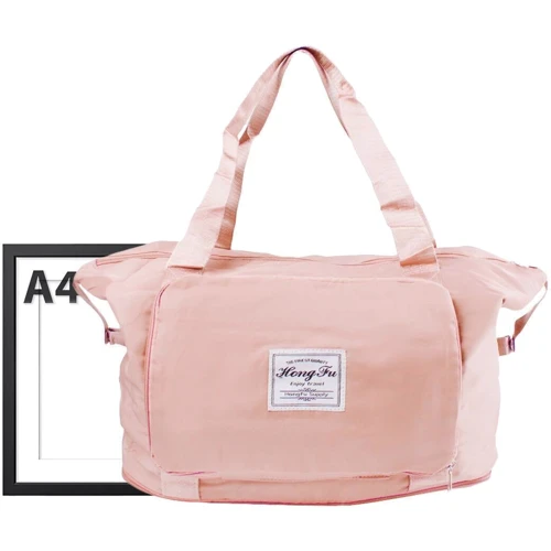 Жіноча дорожня сумка Valiria Fashion рожева (5DETAA2636-pink): Стать Женский