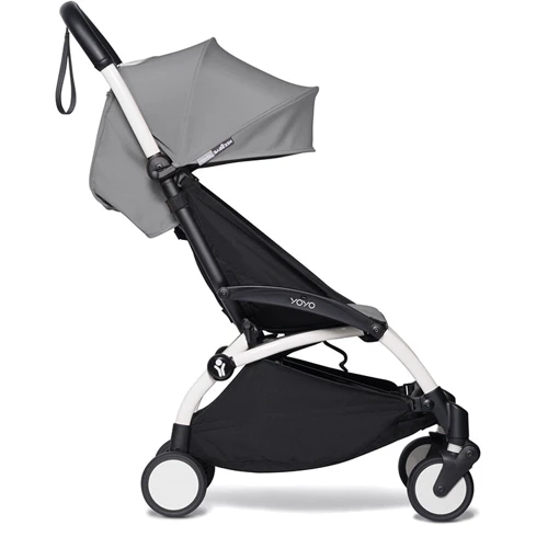 Прогулочная коляска BABYZEN YOYO² Plus 6+ (капюшон, матрасик) Grey/Серый (белая рама)