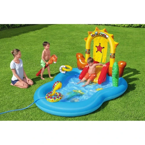 Ігровий центр з гіркою Bestway Дикий Захід, 264х188х140 см (53118) фото 7