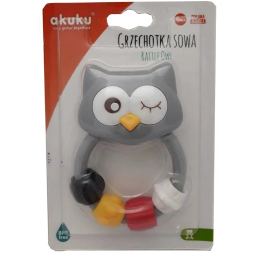 Брязкальце Akuku Сіра Сова (A0421): Виробник Akuku