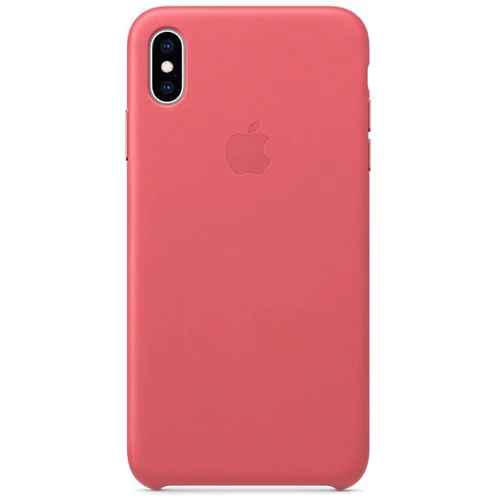 Чехол для iPhone Apple Leather Case Peony Pink (MTEX2) for iPhone Xs Max