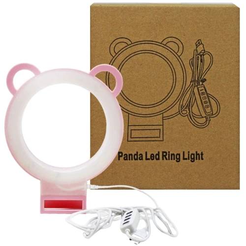 Кільцева світлодіодна лампа MIC з рожевими вушками (C57876): Виробник Mic