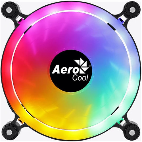 Кулер Aerocool Spectro 12 FRGB (4710562755558): Уровень шума, dB 19.6
