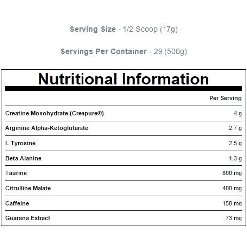 MyProtein Pulse V4 500 g /29 serving/ Berry Blast: Тип Комплекс до тренировки