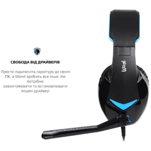Наушники Sades SA-914 Wand Black/Blue (sa914bku) фото 6
