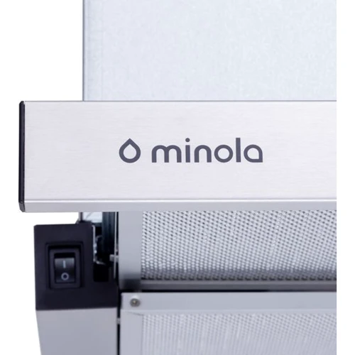 Вытяжка Minola HTL 6214 I 700 LED: Рекомендуемая площадь помещения (при высоте 2,7 м), м² 20.5-28.4