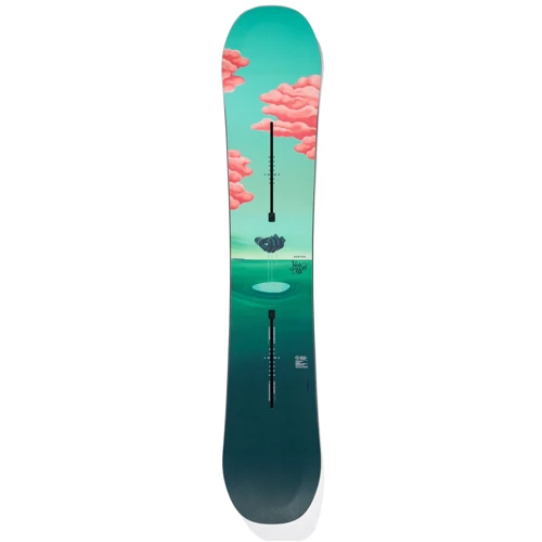 Дошка для сноуборду BURTON (107081B) YEASAYER FLYING V 2025 GREEN 148 см (9010510758101): Стиль катання all mountain