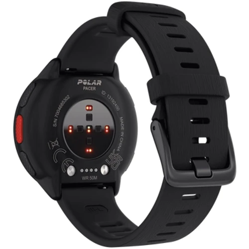 Смарт-годинник Polar Pacer Black S/L (900102174): Матеріал корпуса пластик