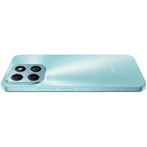 Смартфон Honor X6b 4/128GB Ocean Cyan (Global): Камера Двойная 50 МП (f/1.8) + 2 МП (f/2.4) / LED вспышка / HDR / Панорама / Фронтальная 5 МП (f/2.2)
